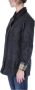 Barbour Zwarte Gewaxte Jas met Klassieke Kraag Black Dames - Thumbnail 4