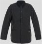 Barbour Gewatteerde Heritage Jas Zwart Heren - Thumbnail 2