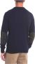 Barbour Donkerblauwe Crew Neck Trui Harrow Mkn0867Ny94 Blauw Heren - Thumbnail 4