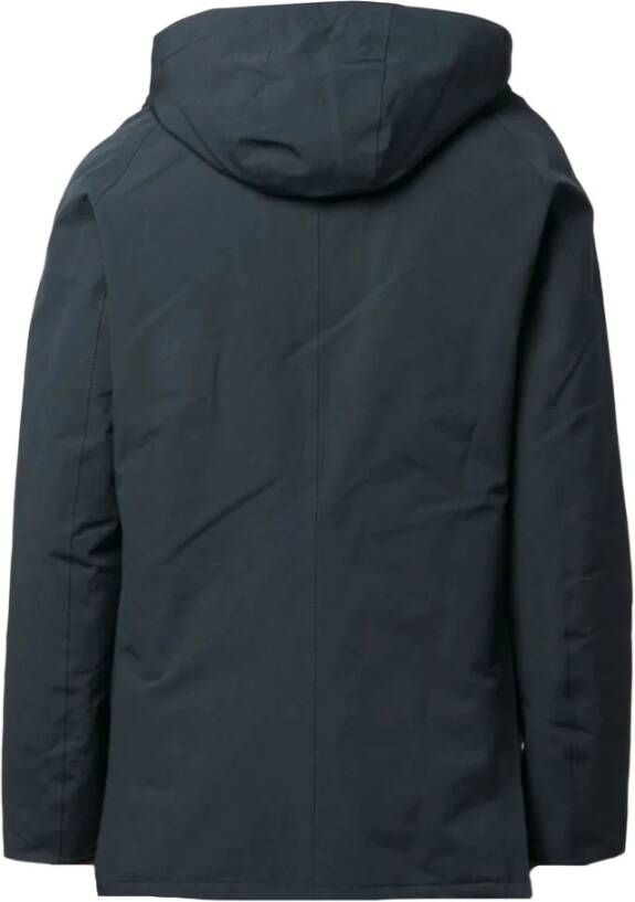 Barbour Navy Blauwe Waterdichte Ashby Jas Blue Heren