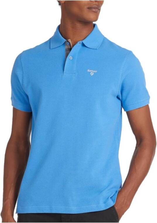 Barbour Polo Shirts Blauw Heren