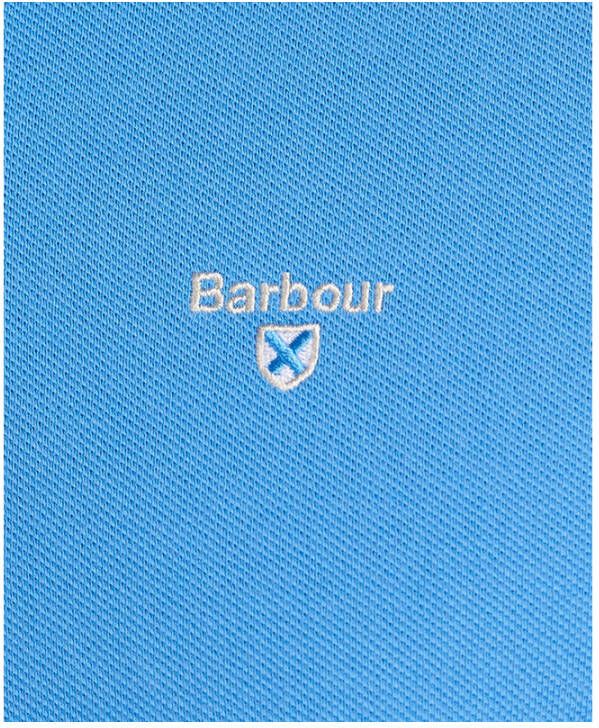 Barbour Moderne Tartan Polo Shirt Blauw Heren