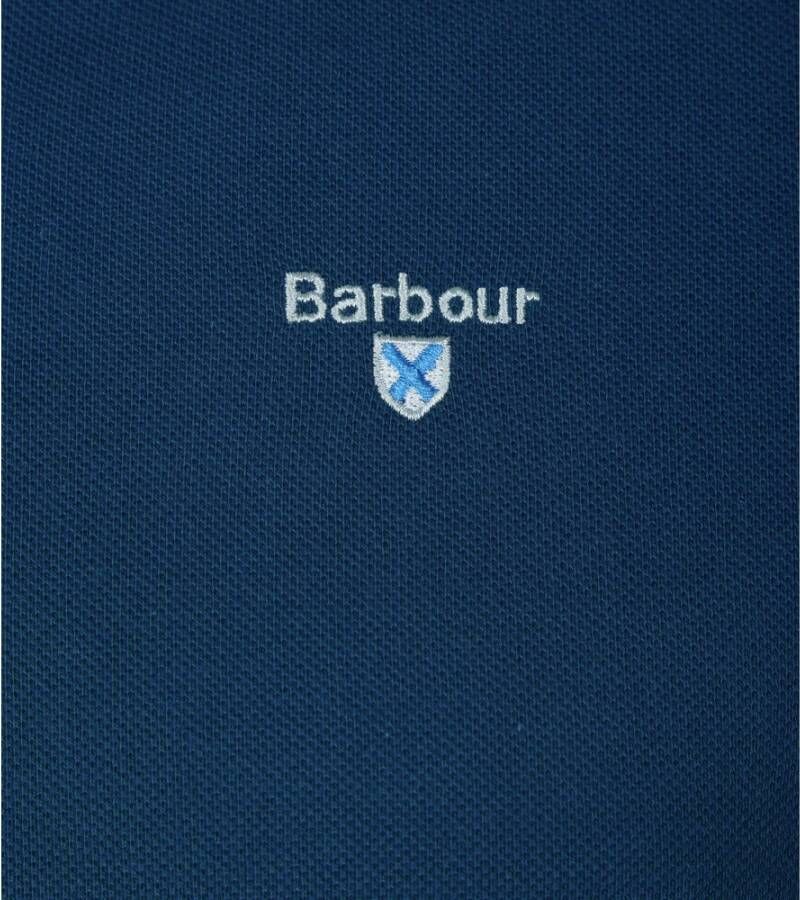 Barbour Poloshirt Blauw Heren