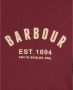 Barbour Preppy T-Shirt Tee Red Heren - Thumbnail 4