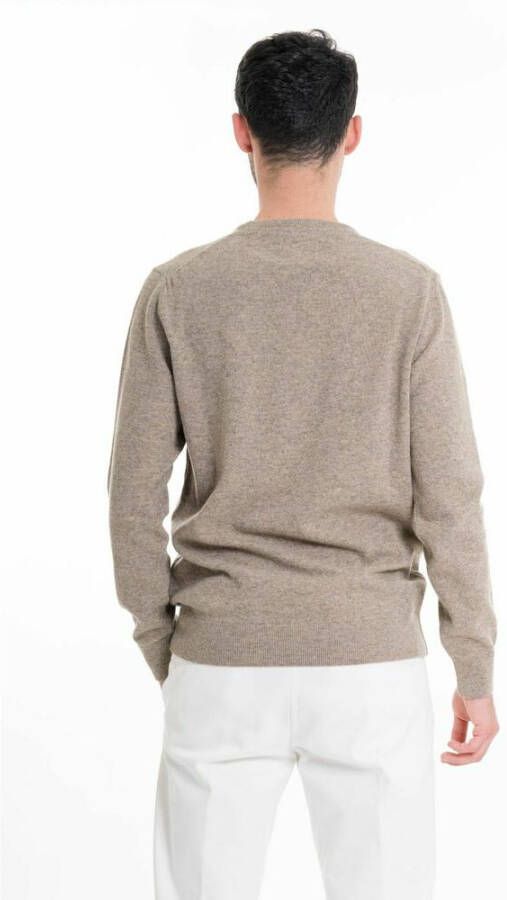 Barbour Gebreide kleding met ronde hals Beige Heren