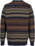 Barbour Fairisle Crew Neck Sweater Blauw Heren - Thumbnail 2