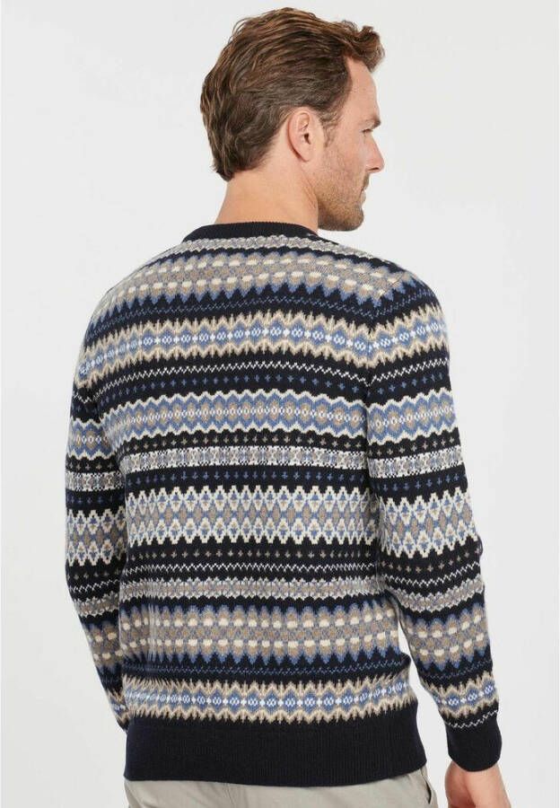 Barbour Ronde hals gekweek Blauw Heren