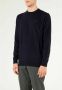 Barbour Blauwe Wol Crewneck Trui Blue Heren - Thumbnail 2