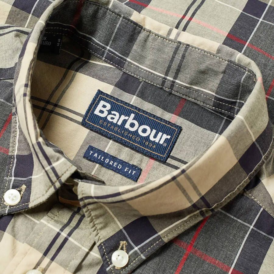 Barbour Casual geruite overhemd Beige Heren