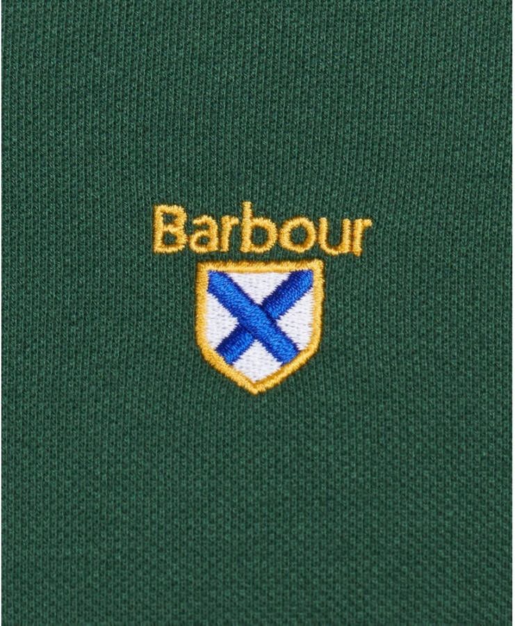Barbour Sycamore Crest Polo Shirt Groen Heren