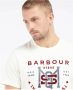 Barbour Steve McQueen Jet T-Shirt White Heren - Thumbnail 2