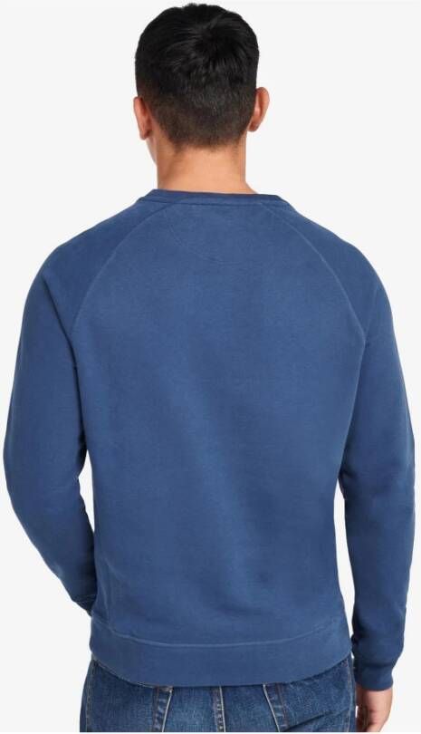 Barbour Holts Crew-Neck Sweatshirt Blauw Heren