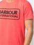 Barbour Essentieel Logo T-Shirt Oranje Heren - Thumbnail 2