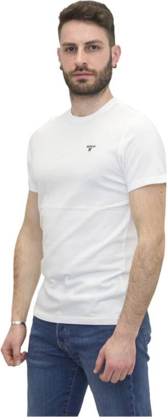 Barbour T-shirt Wit Heren