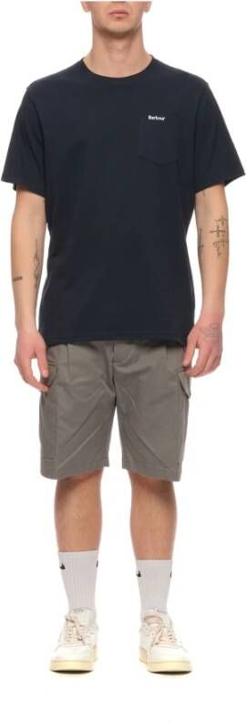 Barbour Mts1114Ny91 T-Shirt en Polo Blauw Heren