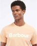 Barbour Coral Sands Logo T-Shirt Roze Heren - Thumbnail 2