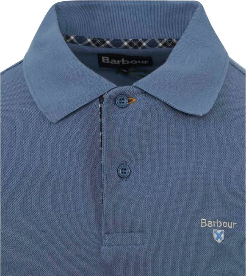 Barbour Poloshirt Blauw Heren