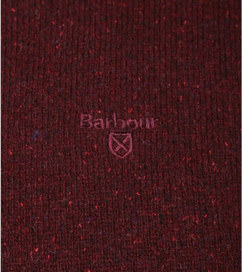 Barbour Tisbury Trui Wol Bordeaux Rood Heren