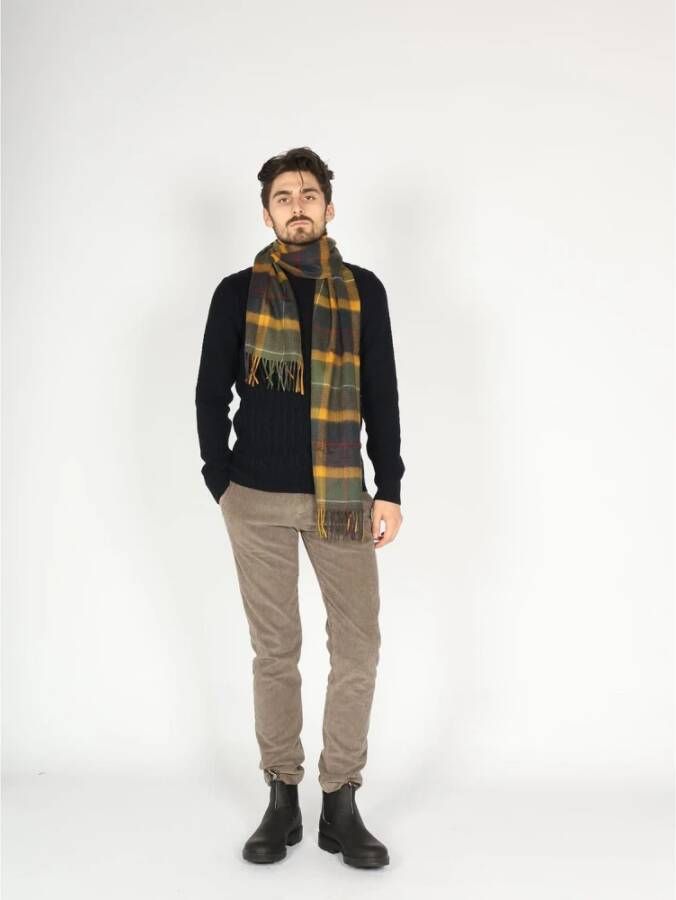 Barbour Trui met Ronde Hals Blauw Heren