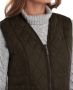 Barbour Gewatteerd nylon vest met ritssluiting Green Dames - Thumbnail 10