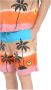 Barrow Casual Multicolor Gestreepte Palmboom Shorts White Heren - Thumbnail 8