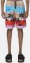 Barrow Casual Multicolor Gestreepte Palmboom Shorts White Heren - Thumbnail 7