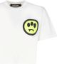 Barrow Logo Crop Fit T-shirt met Kleurrijk Contrasterend Ontwerp Beige Dames - Thumbnail 2