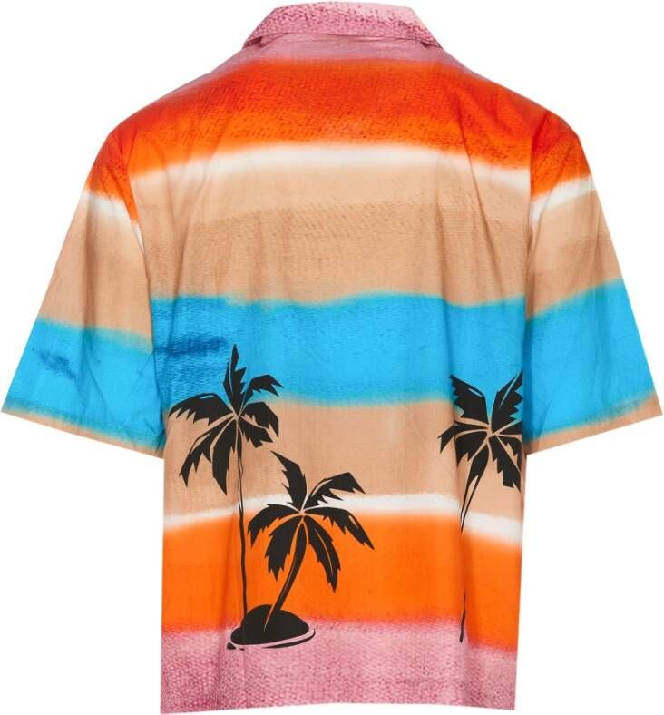 Barrow Multicolor Palmprint Overhemd Meerkleurig Heren