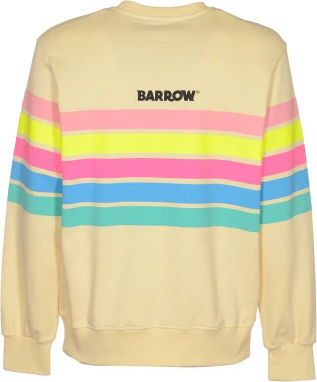 Barrow Comfortabele Unisex Katoenen Sweater Geel Heren