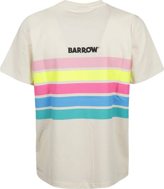 Barrow Butter Jersey T-Shirt voor Heren Beige Heren