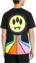 Barrow Katoenen T-shirt met korte mouwen en logo print Zwart Heren - Thumbnail 4