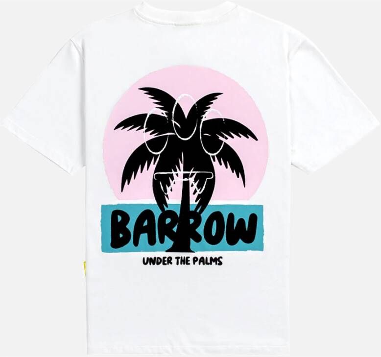 Barrow T-shirts Wit Heren