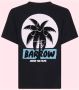 Barrow Grafisch Bedrukt Relaxte Fit T-Shirt voor Vrouwen Zwart Dames - Thumbnail 6