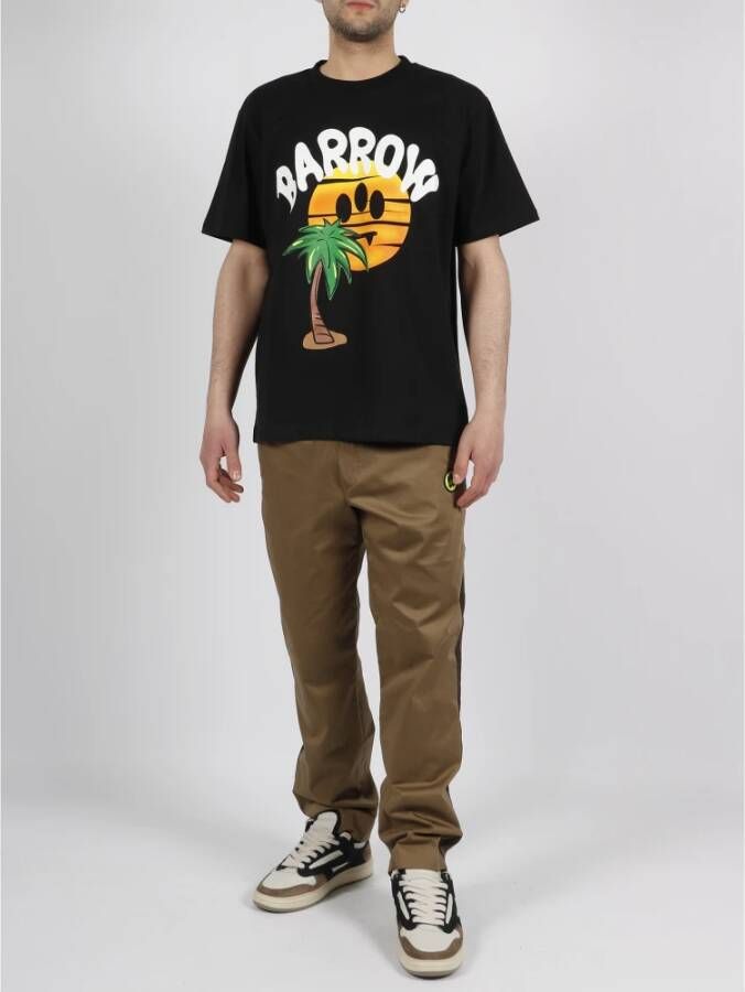 Barrow T-Shirts Zwart Heren