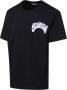 Barrow Zwarte Katoenen T-shirt met Contrasterende Print Black Heren - Thumbnail 6