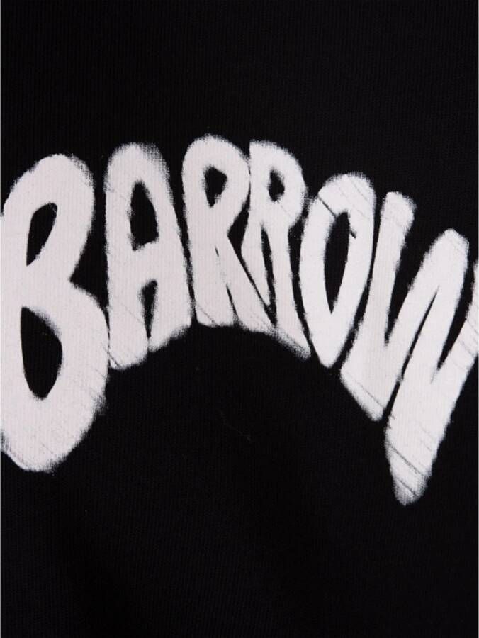 Barrow Grafische Print Zwarte T-shirt Zwart Heren