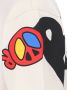 Barrow Unisex T-shirt met Ribboord Hals en Reflecterend Logo Beige Heren - Thumbnail 3