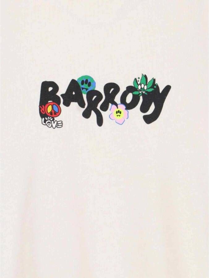 Barrow Witte T-shirts en Polos White Heren