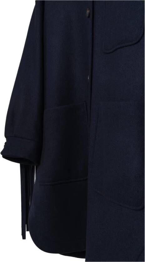 bazar deluxe Single-Breasted Coats Blauw Dames