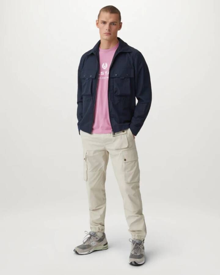 Belstaff 1924 Lavendel T-Shirt Pink Heren