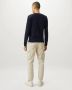 Belstaff Heren Kerrigan Crew Neck Jumper in Gewassen Marineblauw Blue Heren - Thumbnail 2