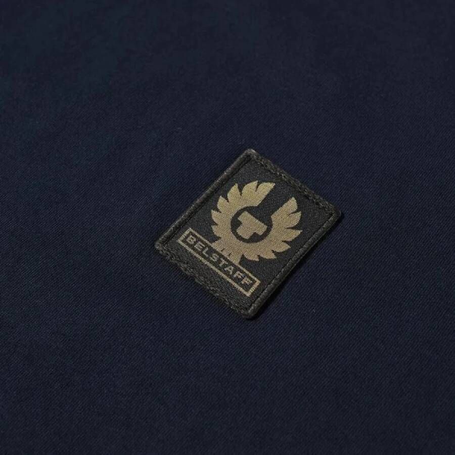 Belstaff Klassiek Ronde Hals Korte Mouw T-Shirt Blue Heren