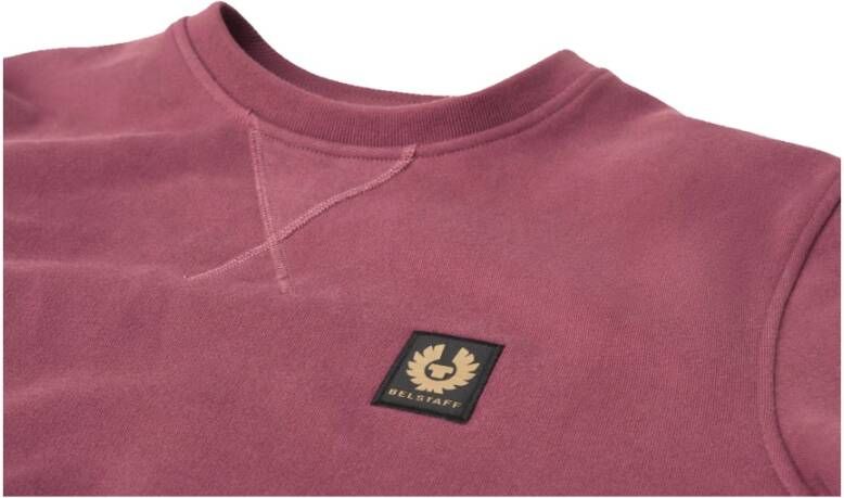 Belstaff Klassieke Logo Sweatshirt Mulberry-S Paars Heren