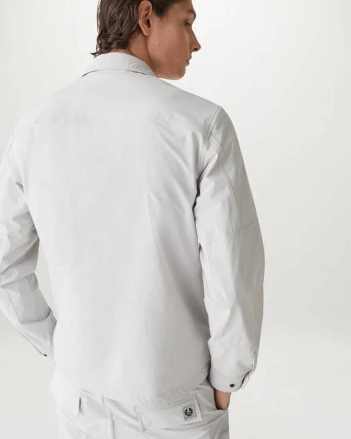 Belstaff Grijze Lichtgewicht Jas voor Heren Grijs Heren
