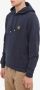 Belstaff Klassieke Patch Popover Hoody Blauw Heren - Thumbnail 5