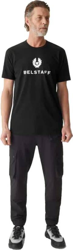 Belstaff Zwarte Signature T-shirts en Polos Zwart Heren