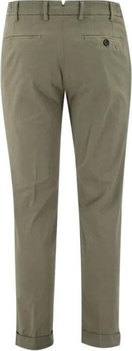 Berwich Straight Trousers Groen Heren