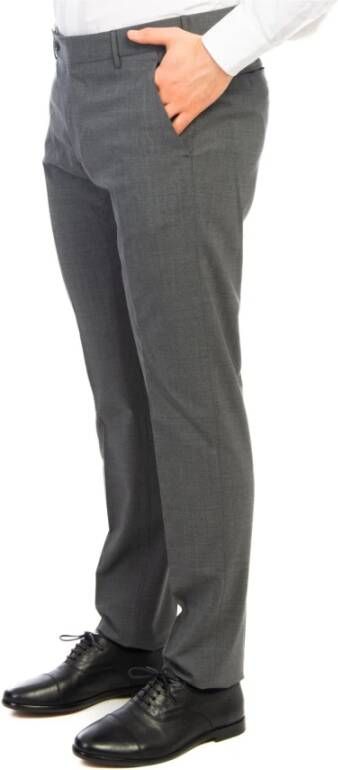 Berwich Suit Trousers Grijs Heren