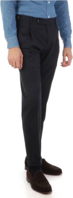 Berwich Trousers Blauw Heren
