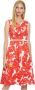Betty Barclay Bloemige mouwloze schede jurk met riem Multicolor Dames - Thumbnail 4